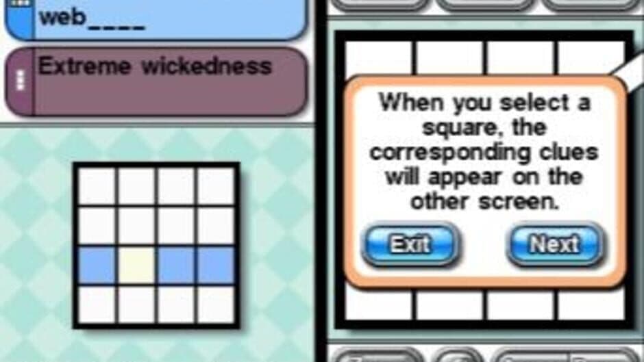 Nintendo Presents: Crossword Collection screenshot 1